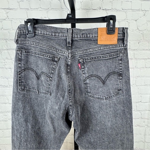 Levi’s Premium Black Wedgie Straight Button Fly Jeans Size 29 - Picture 7 of 9